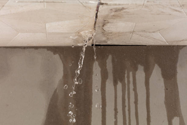 Professional Burst Pipe Cleanup technician working in Churchton, MD